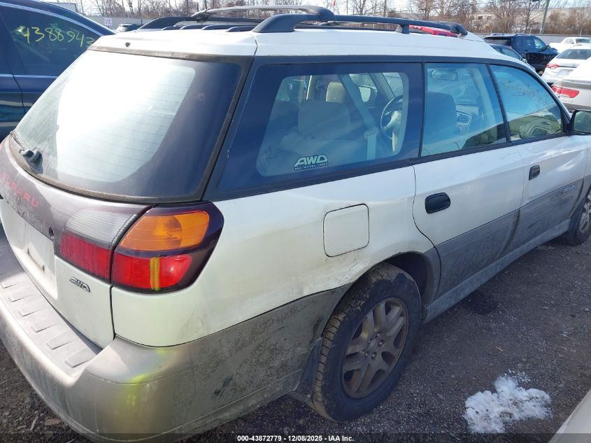 2004 Subaru Outback VIN: 4S3BH675947602592 Lot: 43872779
