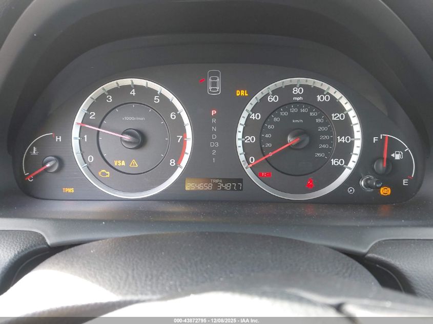 2009 Honda Accord 2.4 Lx VIN: 1HGCP26349A059244 Lot: 43872795