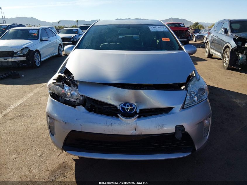2012 Toyota Prius Two VIN: JTDKN3DUXC5407002 Lot: 43872804