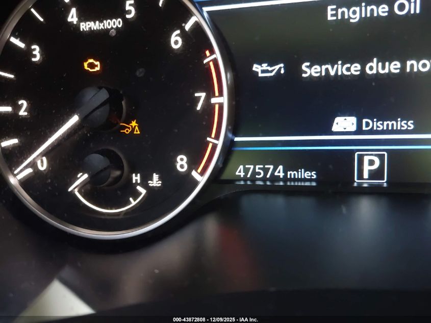 2022 Nissan Altima Sr Fwd VIN: 1N4BL4CVONN409940 Lot: 43872808