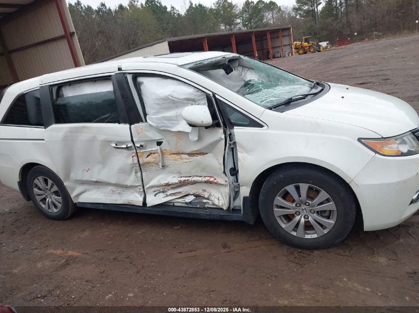 2017 Honda Odyssey Ex-L VIN: 5FNRL5H6XHB005532 Lot: 43872853