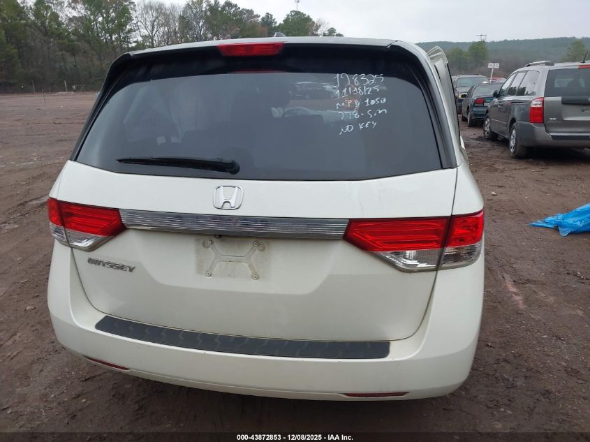 2017 Honda Odyssey Ex-L VIN: 5FNRL5H6XHB005532 Lot: 43872853