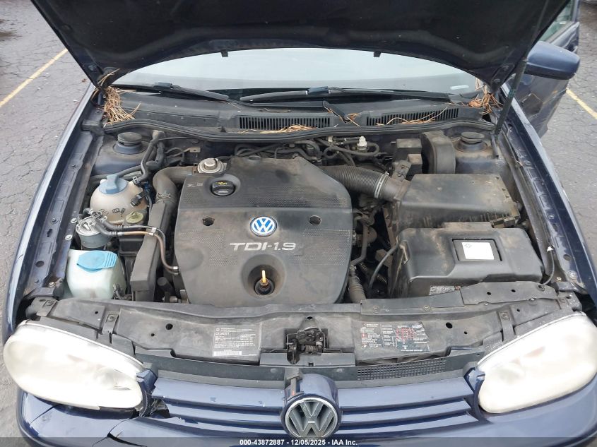 2003 Volkswagen Golf Gls Tdi VIN: 9BWGP61J634016274 Lot: 43872887