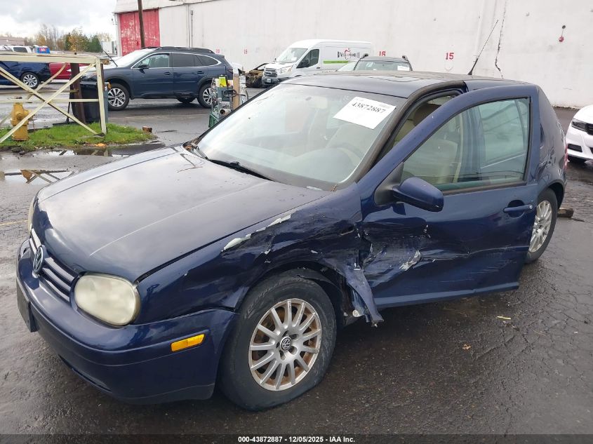 2003 Volkswagen Golf Gls Tdi VIN: 9BWGP61J634016274 Lot: 43872887