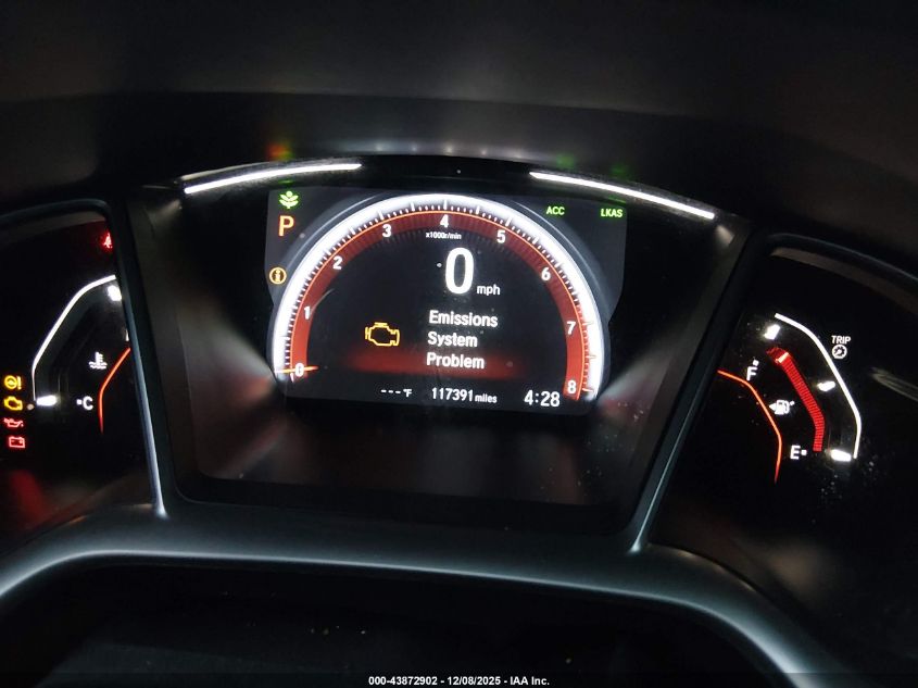 2019 Honda Civic Sport VIN: 19XFC2F84KE201615 Lot: 43872902