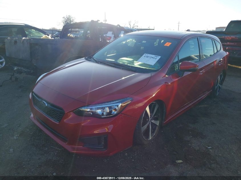 2017 Subaru Impreza 2.0I Sport VIN: 4S3GTAM67H3717418 Lot: 43872911