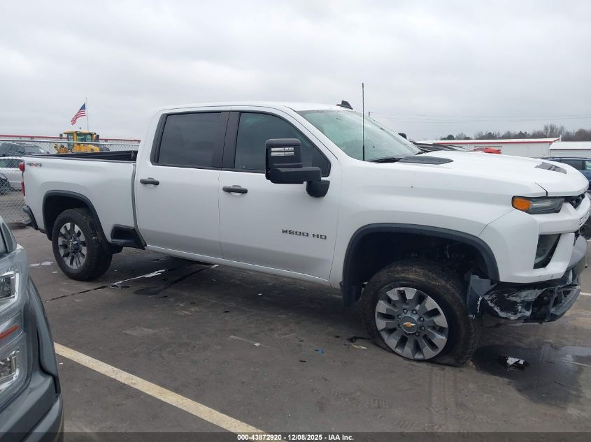 2022 Chevrolet Silverado 2500Hd 4Wd Standard Bed Custom VIN: 2GC4YME77N1203812 Lot: 43872920