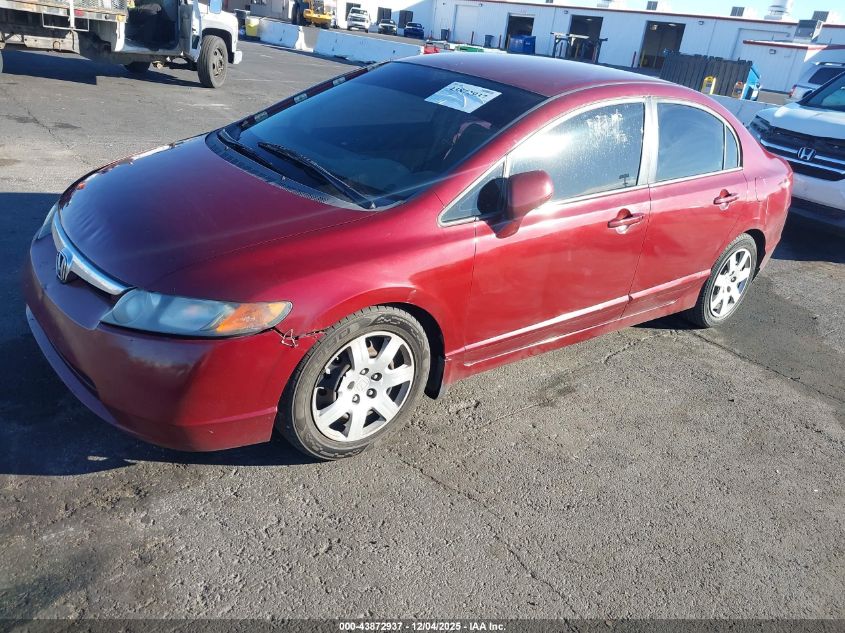 2008 Honda Civic Lx VIN: 2HGFA16518H535895 Lot: 43872937
