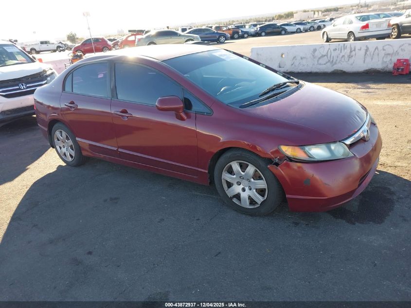 2008 Honda Civic Lx VIN: 2HGFA16518H535895 Lot: 43872937