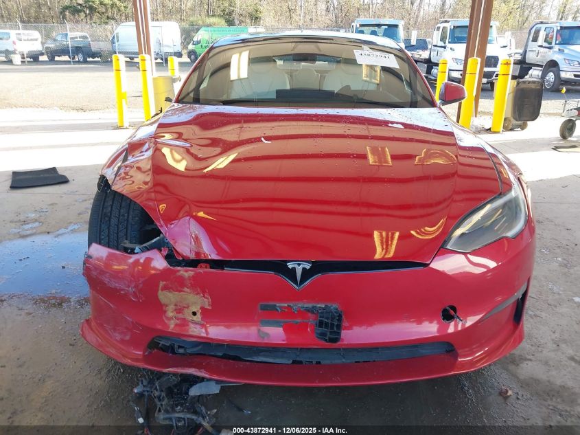 2022 Tesla Model S Dual Motor All-Wheel Drive VIN: 5YJSA1E52NF469325 Lot: 43872941