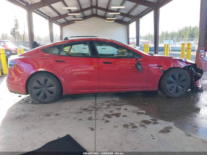 2022 Tesla Model S Dual Motor All-Wheel Drive VIN: 5YJSA1E52NF469325 Lot: 43872941