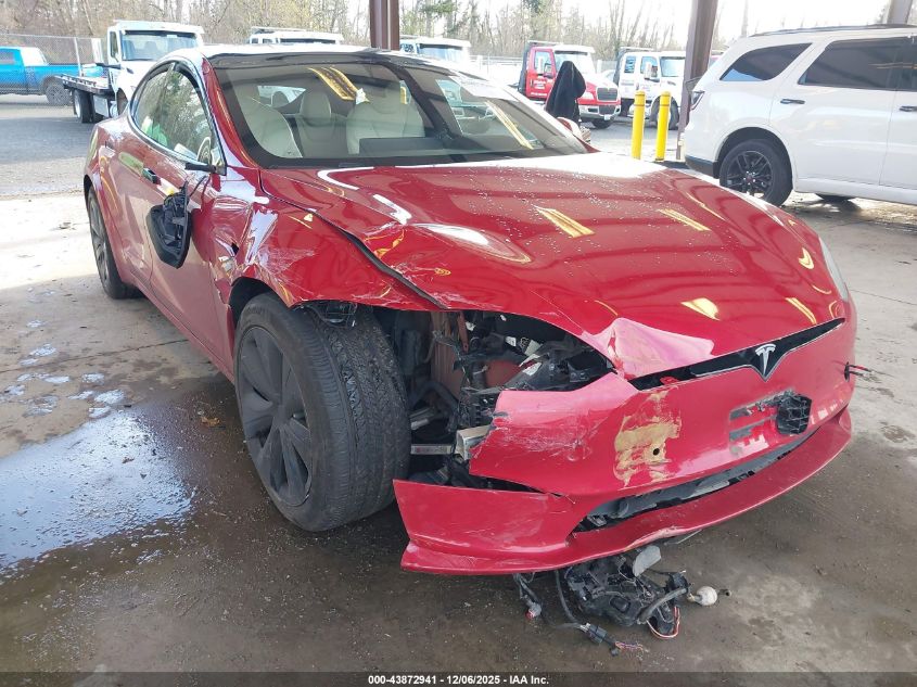 2022 Tesla Model S Dual Motor All-Wheel Drive VIN: 5YJSA1E52NF469325 Lot: 43872941