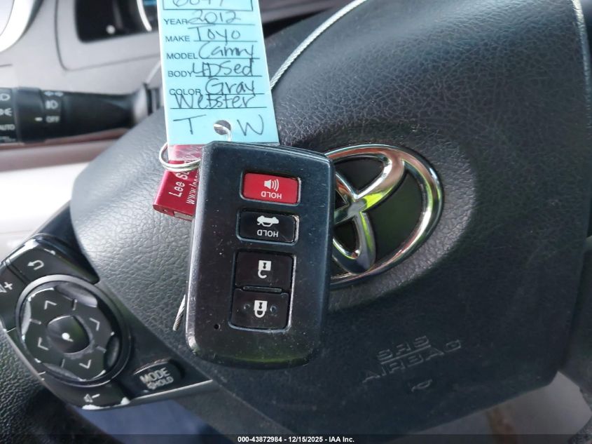 2012 Toyota Camry Xle VIN: 4T1BF1FK9CU047123 Lot: 43872984