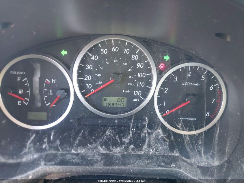 2006 Subaru Impreza Outback Sport VIN: JF1GG68636H805058 Lot: 43872995