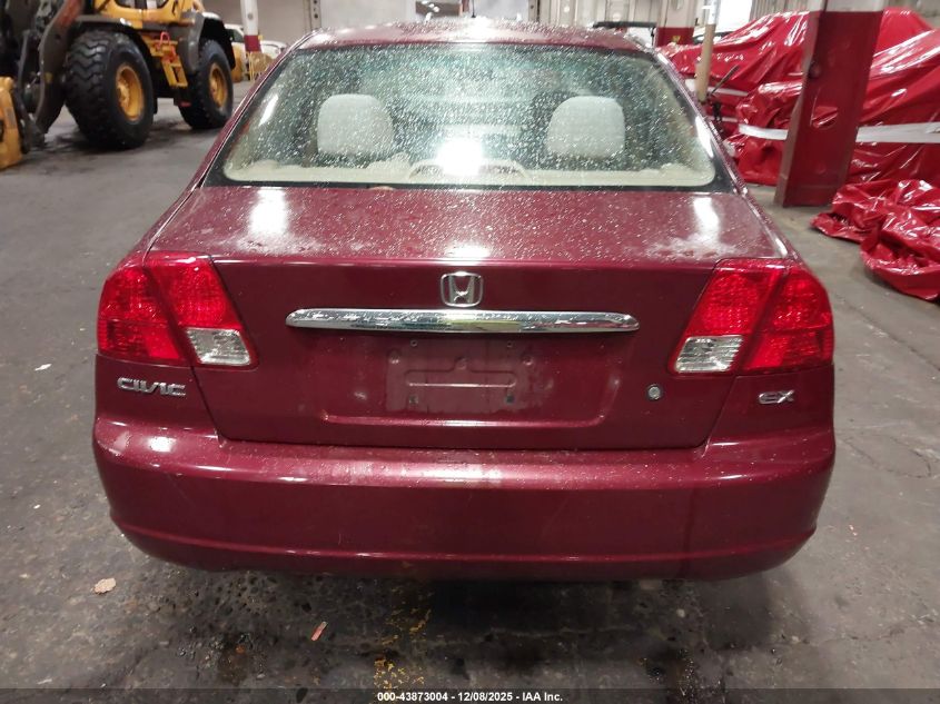 2003 Honda Civic Ex VIN: 2HGES26773H550457 Lot: 43873004