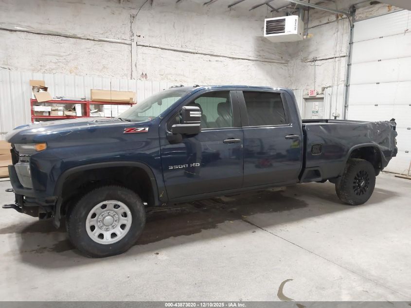 2022 Chevrolet Silverado 3500Hd 4Wd Long Bed Wt VIN: 1GC4YSEYXNF352673 Lot: 43873020