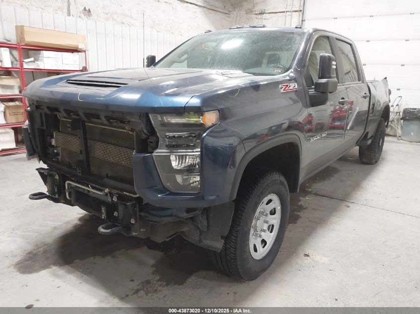 2022 Chevrolet Silverado 3500Hd 4Wd Long Bed Wt VIN: 1GC4YSEYXNF352673 Lot: 43873020