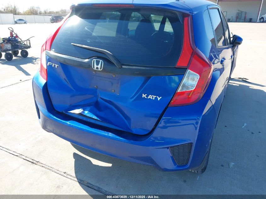 2017 Honda Fit Lx VIN: 3HGGK5H5XHM705176 Lot: 43873029