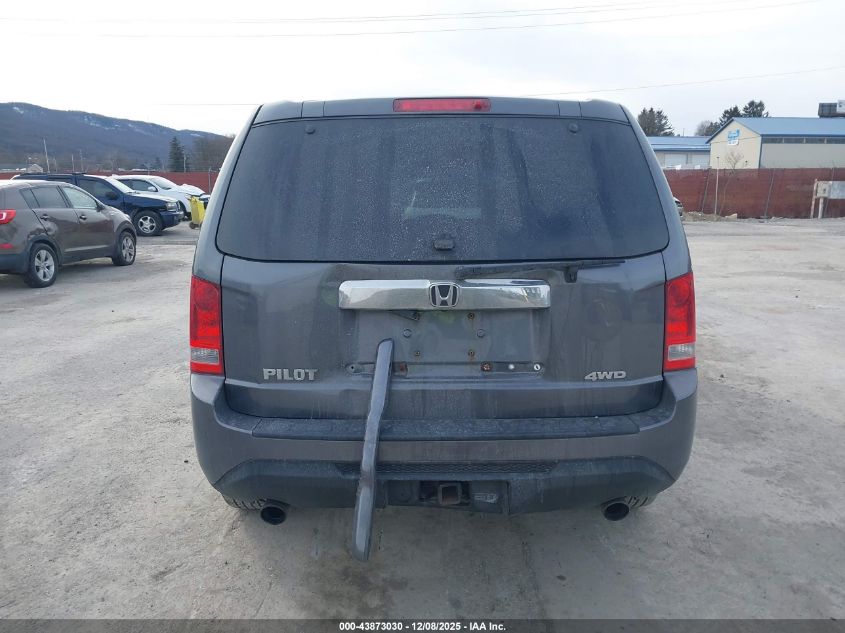 2015 Honda Pilot Ex-L VIN: 5FNYF4H57FB021172 Lot: 43873030