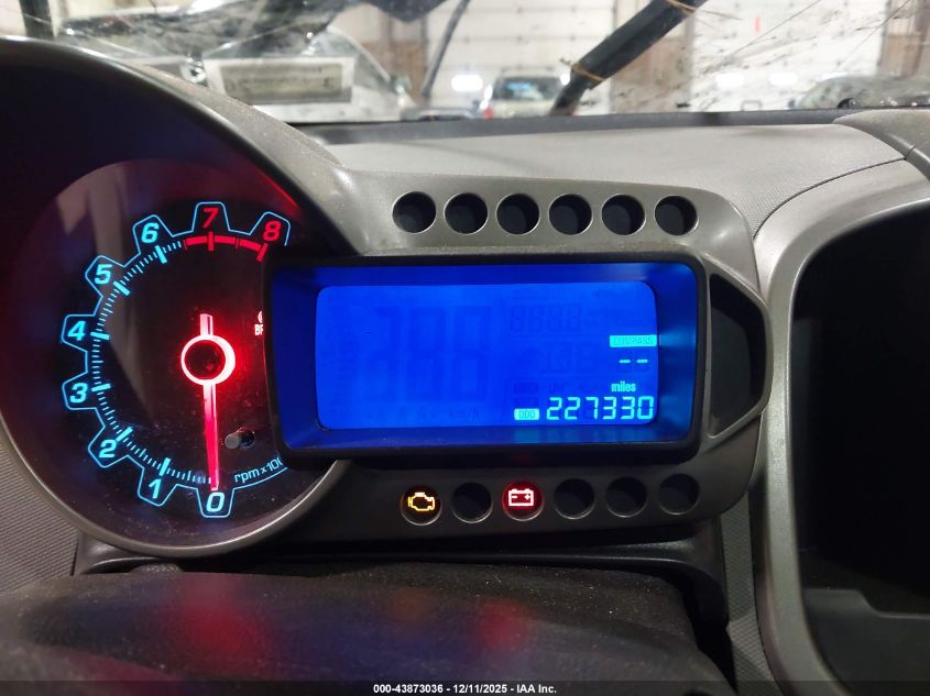 2013 Chevrolet Sonic Lt Auto VIN: 1G1JC5SG0D4224654 Lot: 43873036