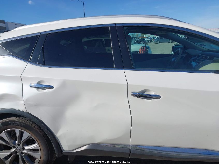 2015 Nissan Murano Sl VIN: 5N1AZ2MHXFN271323 Lot: 43873070