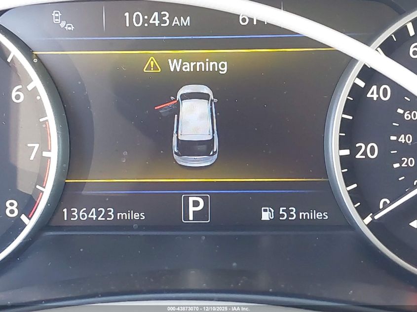 2015 Nissan Murano Sl VIN: 5N1AZ2MHXFN271323 Lot: 43873070