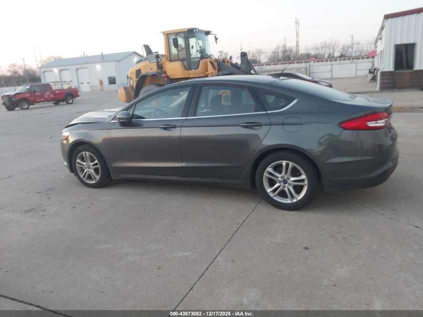 2018 Ford Fusion Se VIN: 3FA6P0HD8JR218207 Lot: 43873082