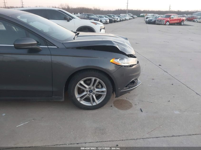 2018 Ford Fusion Se VIN: 3FA6P0HD8JR218207 Lot: 43873082