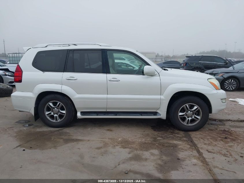 2008 Lexus Gx 470 VIN: JTJBT20X780159566 Lot: 43873089