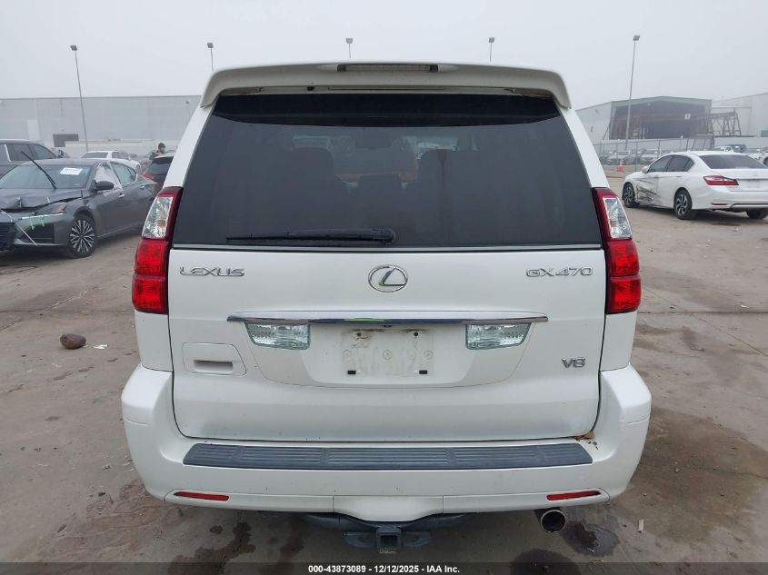 2008 Lexus Gx 470 VIN: JTJBT20X780159566 Lot: 43873089
