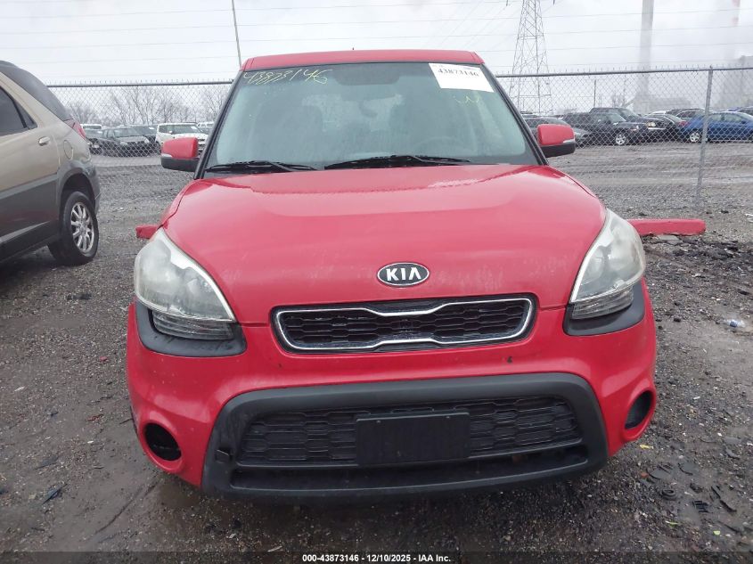 2012 Kia Soul + VIN: KNDJT2A63C7472599 Lot: 43873146