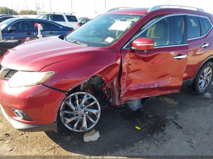 2015 Nissan Rogue Sl VIN: 5N1AT2MT7FC921565 Lot: 43873186