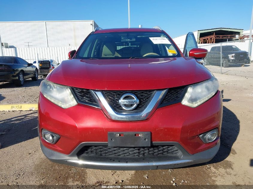 2015 Nissan Rogue Sl VIN: 5N1AT2MT7FC921565 Lot: 43873186