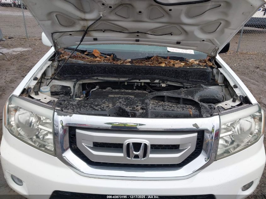 2010 Honda Pilot Touring VIN: 5FNYF4H92AB013539 Lot: 43873195