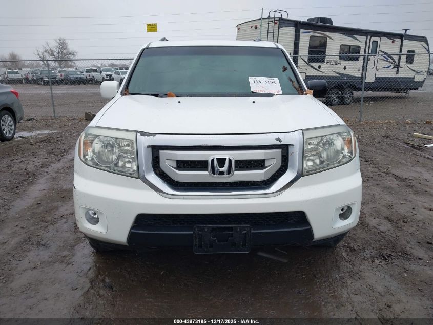 2010 Honda Pilot Touring VIN: 5FNYF4H92AB013539 Lot: 43873195