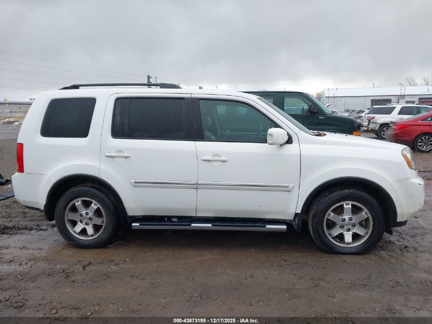 2010 Honda Pilot Touring VIN: 5FNYF4H92AB013539 Lot: 43873195