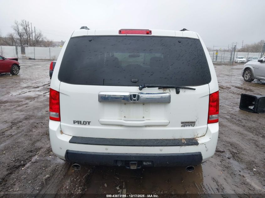 2010 Honda Pilot Touring VIN: 5FNYF4H92AB013539 Lot: 43873195
