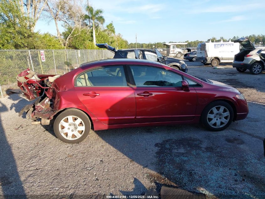 2008 Honda Civic Lx VIN: 1HGFA16548L007609 Lot: 43873198