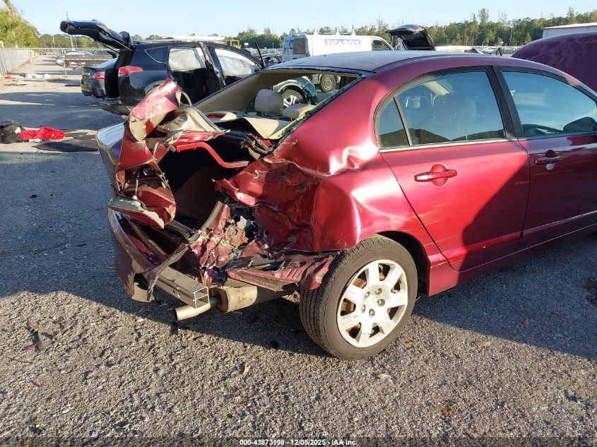 2008 Honda Civic Lx VIN: 1HGFA16548L007609 Lot: 43873198