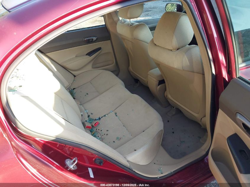 2008 Honda Civic Lx VIN: 1HGFA16548L007609 Lot: 43873198