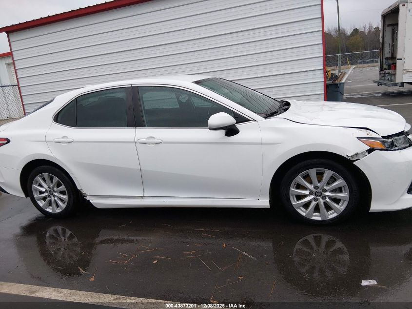 2020 Toyota Camry Le VIN: 4T1C11AK6LU960240 Lot: 43873201