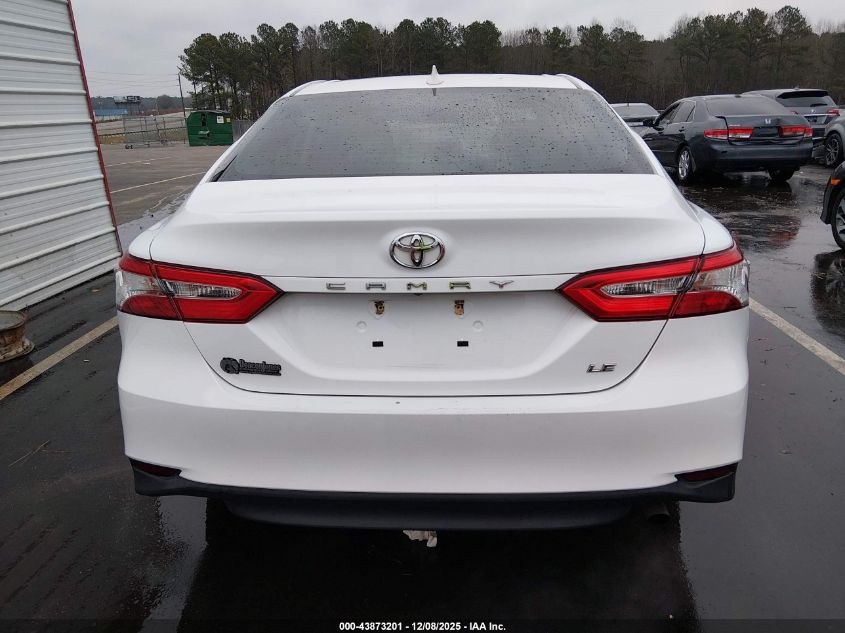 2020 Toyota Camry Le VIN: 4T1C11AK6LU960240 Lot: 43873201