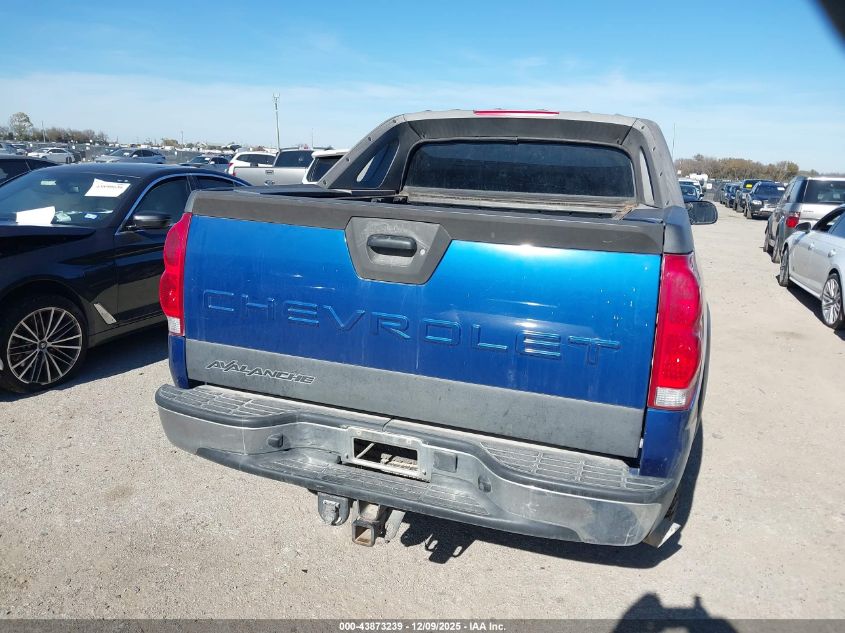 2004 Chevrolet Avalanche K1500 VIN: 3GNEK12T44G128604 Lot: 43873239