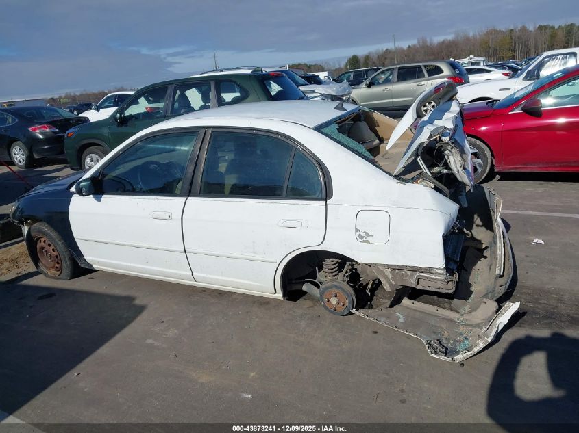 2005 Honda Civic Lx VIN: 2HGES155X5H571574 Lot: 43873241