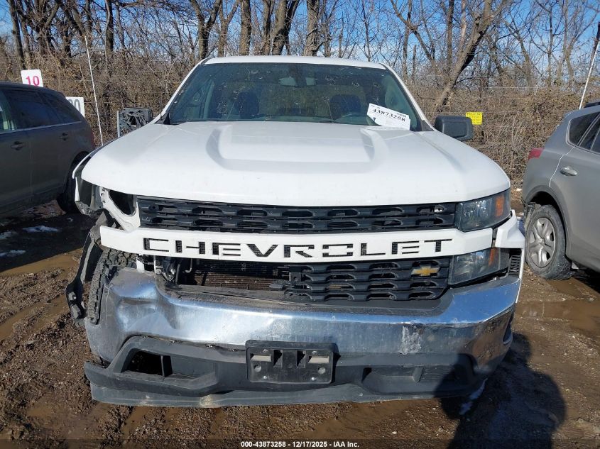 2021 Chevrolet Silverado 1500 2Wd Long Bed Wt VIN: 3GCNWAEF7MG471927 Lot: 43873258