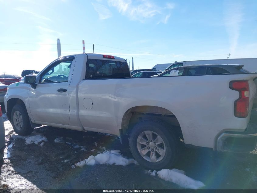 2021 Chevrolet Silverado 1500 2Wd Long Bed Wt VIN: 3GCNWAEF7MG471927 Lot: 43873258