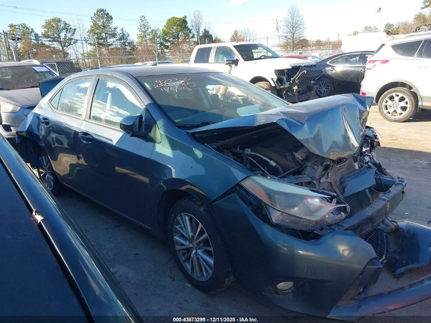 2015 Toyota Corolla Le Plus VIN: 5YFBURHE2FP222085 Lot: 43873299