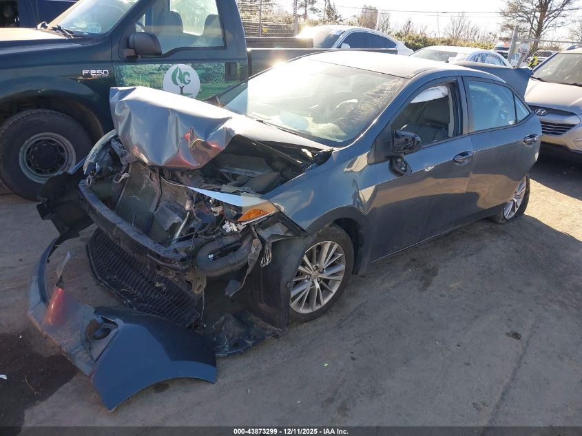 2015 Toyota Corolla Le Plus VIN: 5YFBURHE2FP222085 Lot: 43873299