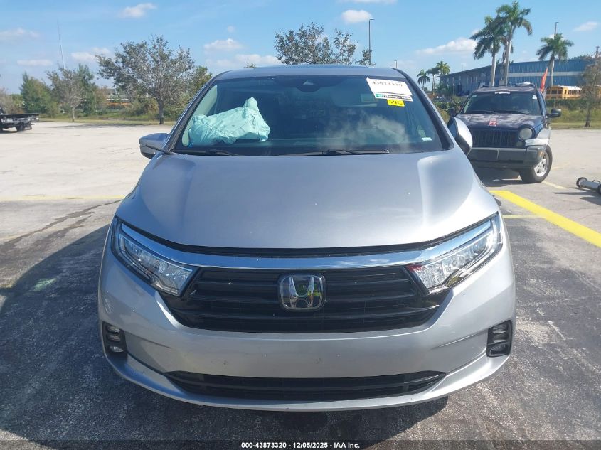 2024 Honda Odyssey Ex-L VIN: 5FNRL6H66RB053522 Lot: 43873320