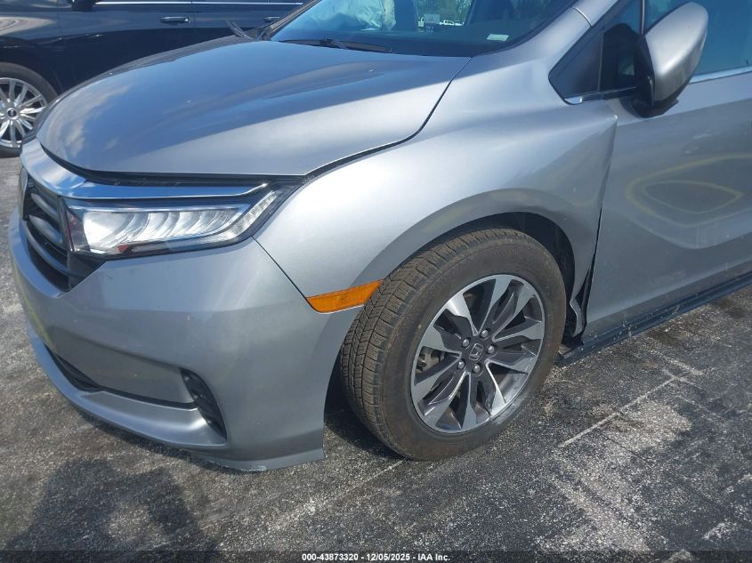 2024 Honda Odyssey Ex-L VIN: 5FNRL6H66RB053522 Lot: 43873320